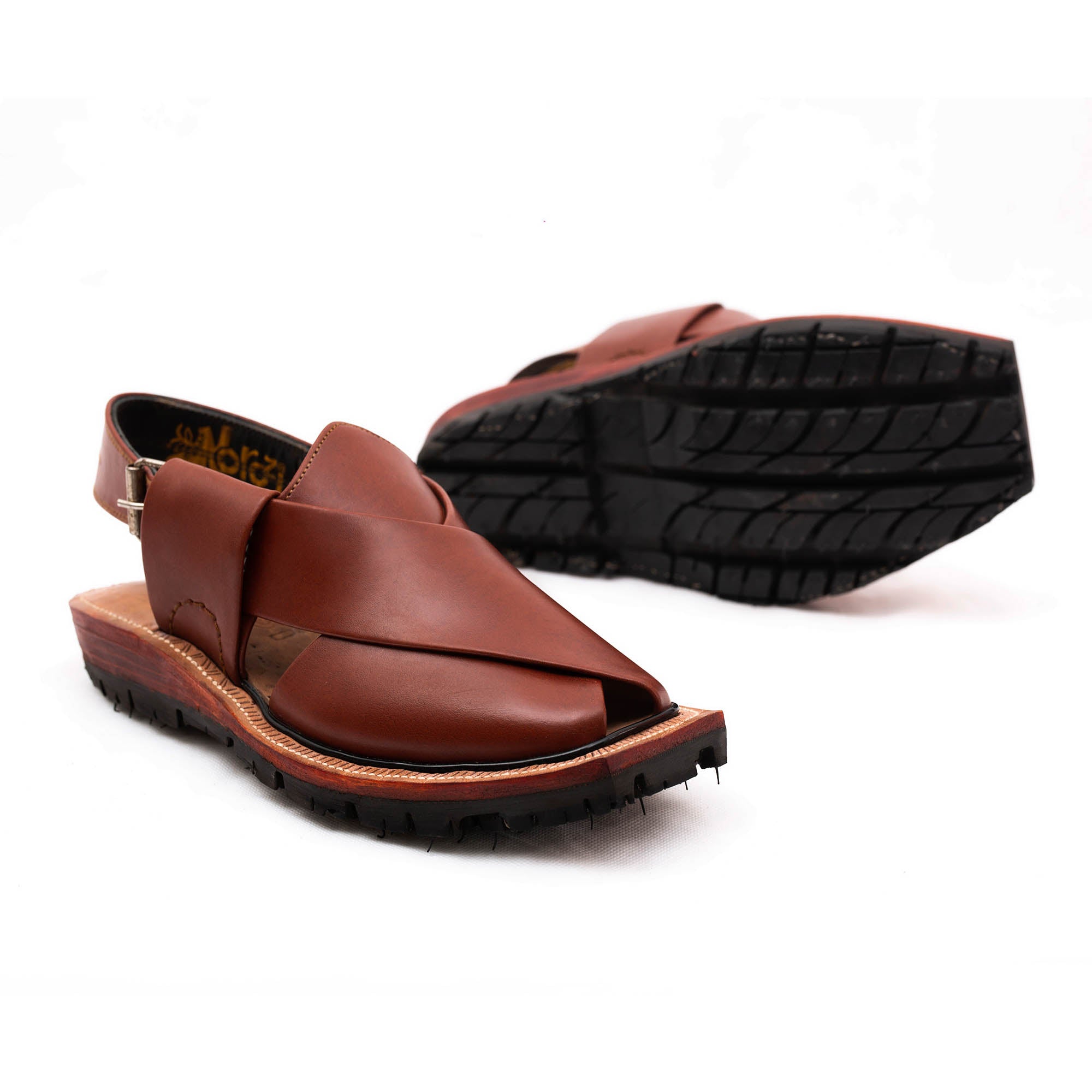 Double Sole Plain Brown Norozi