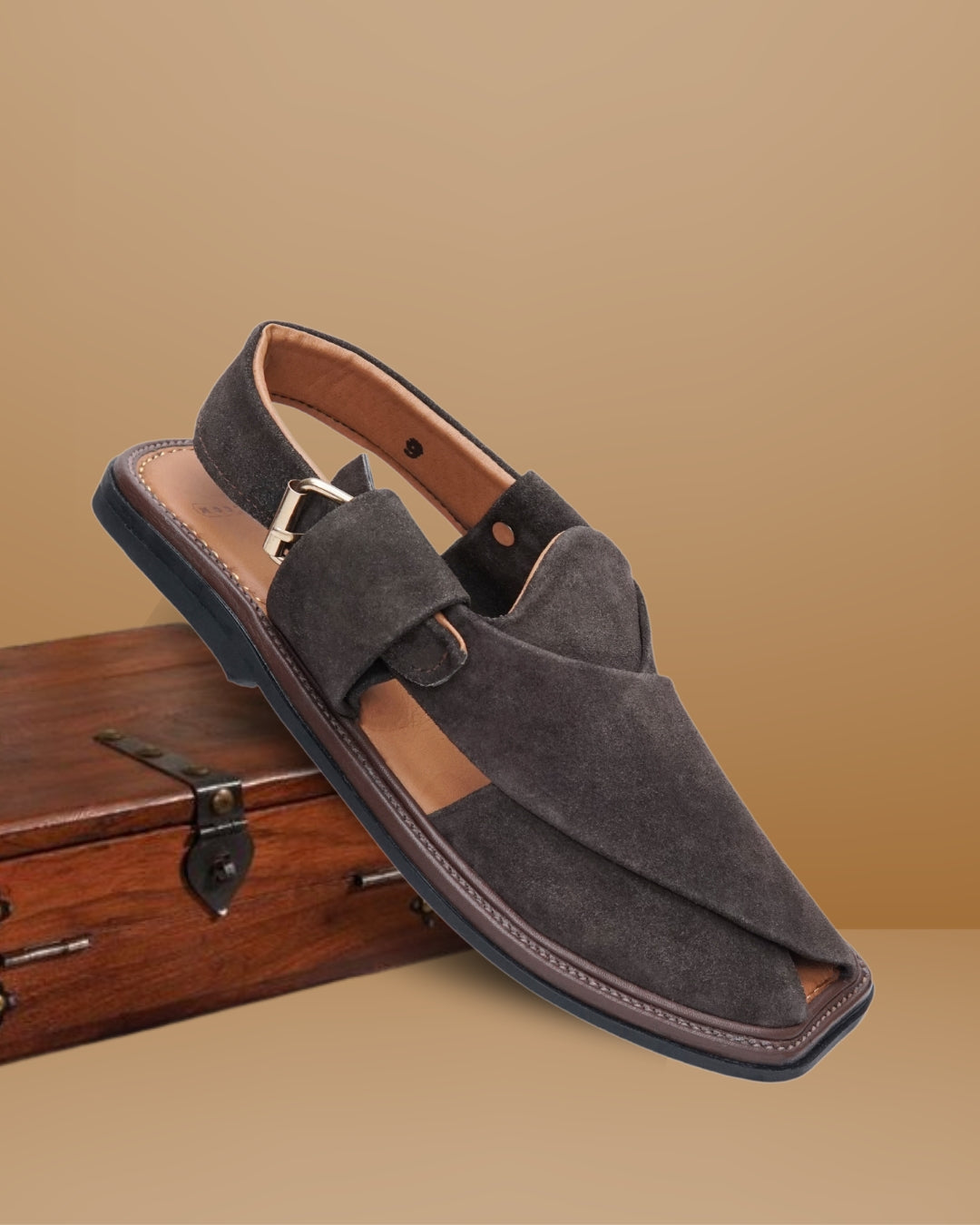 Suede Dark Brown Charsadda